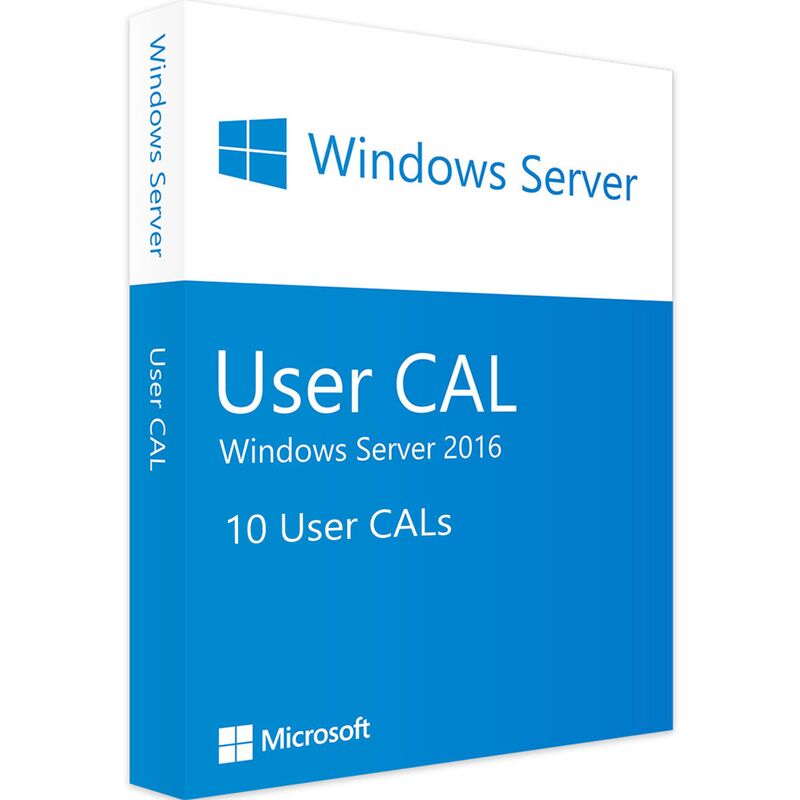 Windows Server 2016 - 10 User CALs, Client Access Licenses: 10 CALs, image 