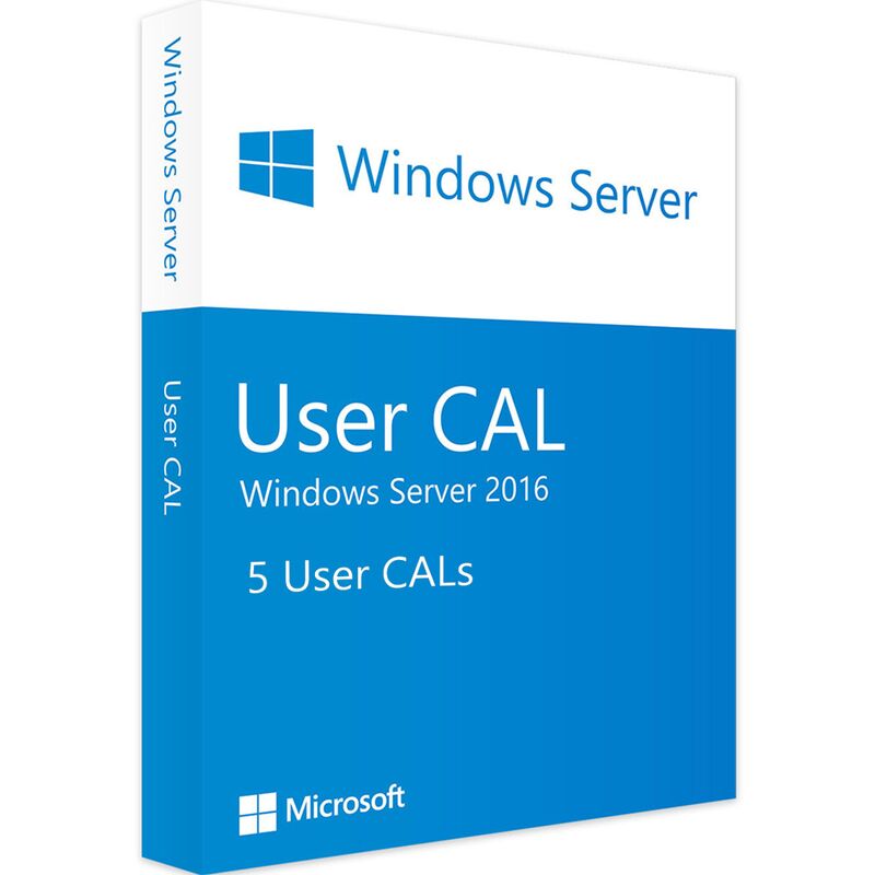 Windows Server 2016 - 5 User CALs, Client Access Licenses: 5 CALs, image 