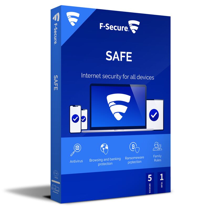 F-Secure Safe Internet Security 2026-2027, Runtime : 1 year, Device: 5 Devices, image 