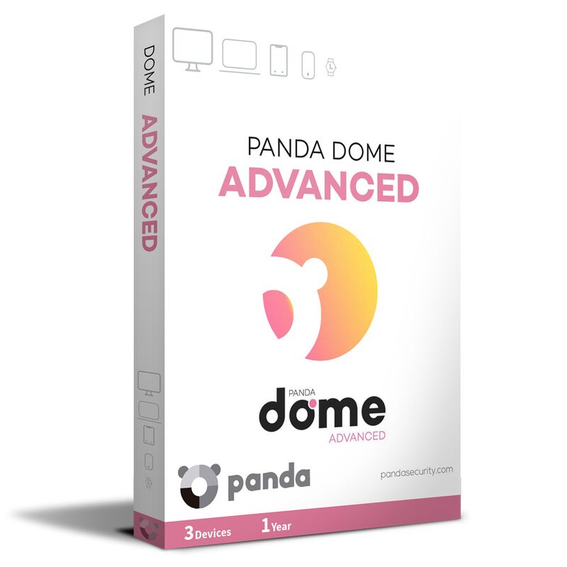 Panda Dome Advanced 2026-2027, Runtime : 1 year, Device: 3 Devices, image 