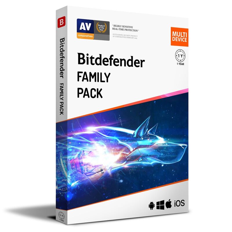 Bitdefender Family Pack 2026-2027, Runtime : 1 year, Device: 15 Devices, image 