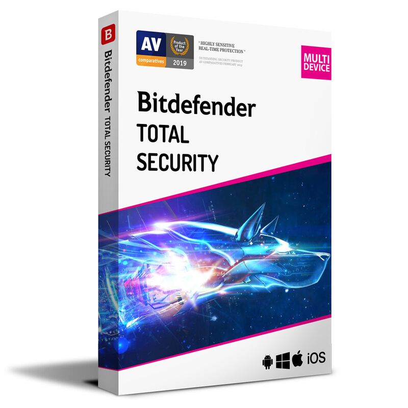 Bitdefender Total Security 2026-2028, Runtime : 2 years, Device: 3 Devices, image 