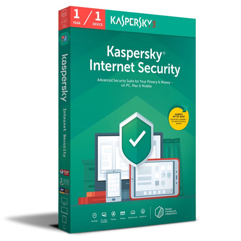Kaspersky Internet Security 2026-2027, Runtime : 1 year, Device: 1 Device, image 
