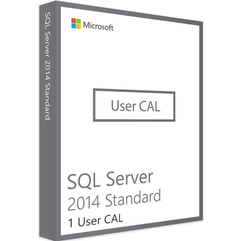 SQL Server 2014 Standard - User CALs, Client Access Licenses: 1 CAL, image 