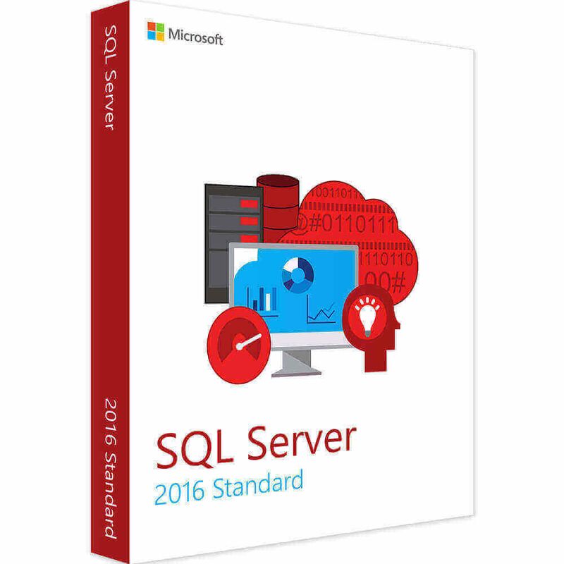 Microsoft SQL Server 2016 Standard, Cores: Standard, image 