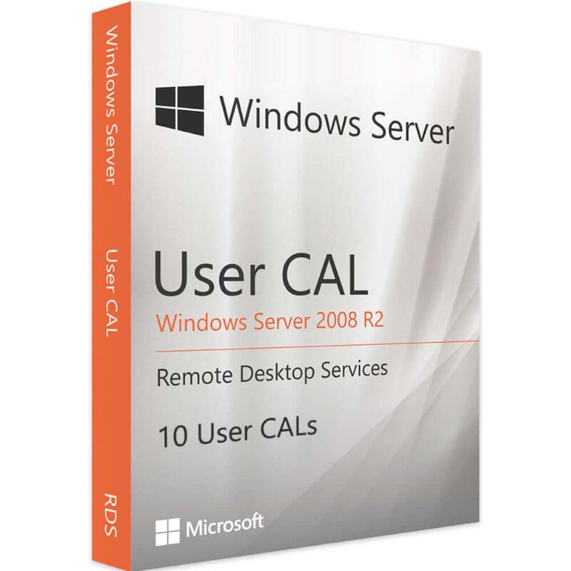 Windows Server 2008 R2 RDS - 10 User CALs, Client Access Licenses: 10 CALs, image 