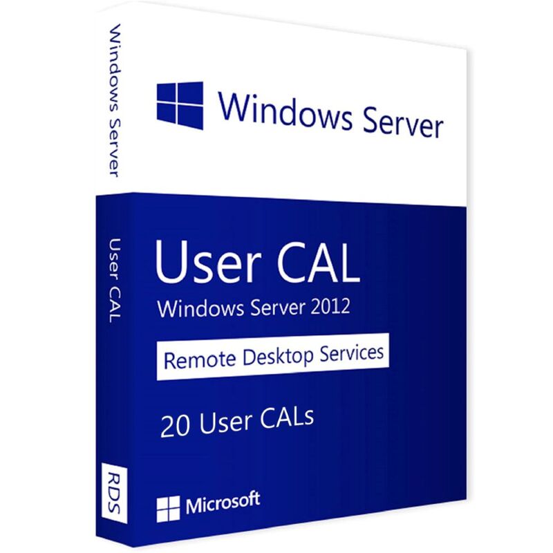 Windows Server 2012 RDS - 20 User CALs, Client Access Licenses: 20 CALs, image 