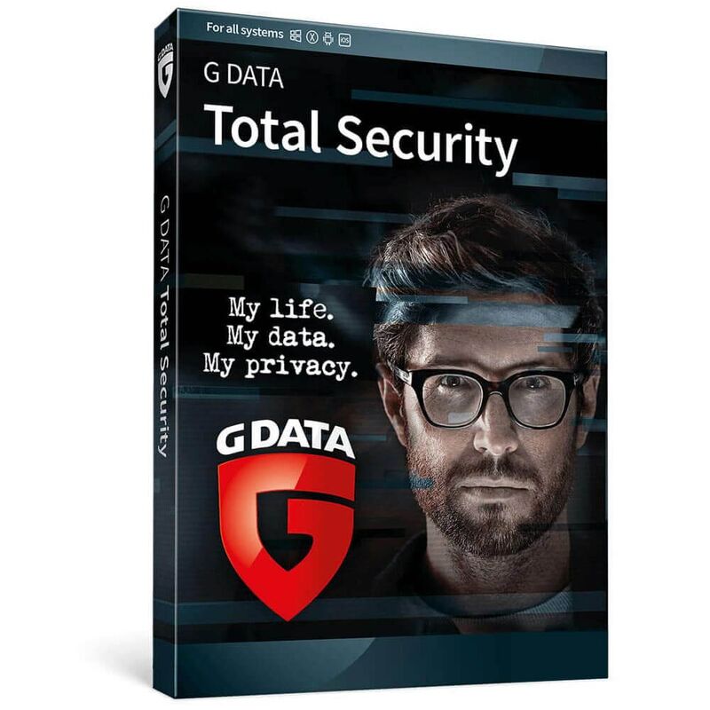 G DATA Total Security 2026-2027, Runtime : 1 year, Device: 3 Devices, image 