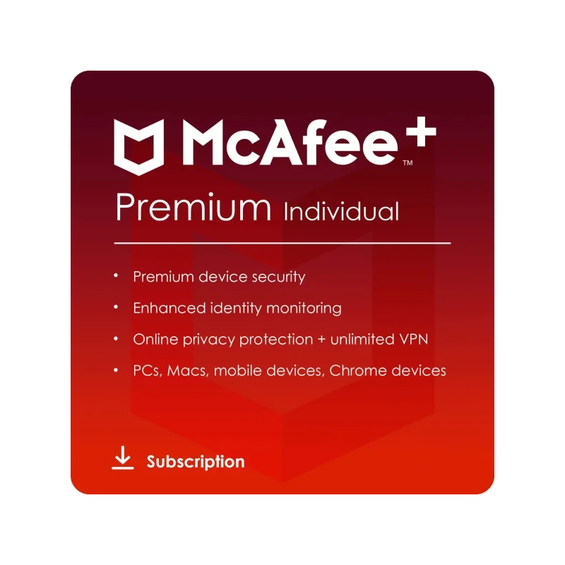 McAfee+ Premium Individual 2024-2025, image 