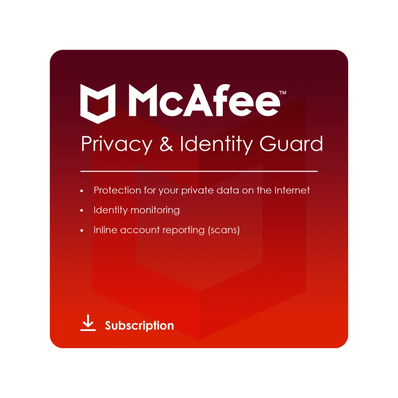 McAfee Privacy & Identity Guard 2024-2025, image 