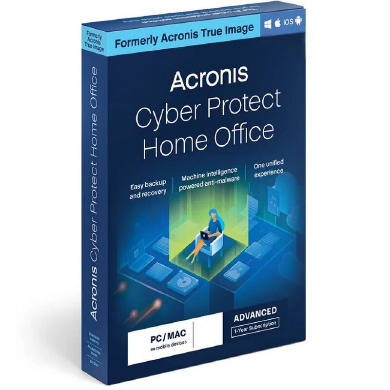 Acronis Cyber Protect Home Office Advanced 2026-2027, Device: 1 Device, Time and Storage: 1 year + 250 Cloud Storage, image 