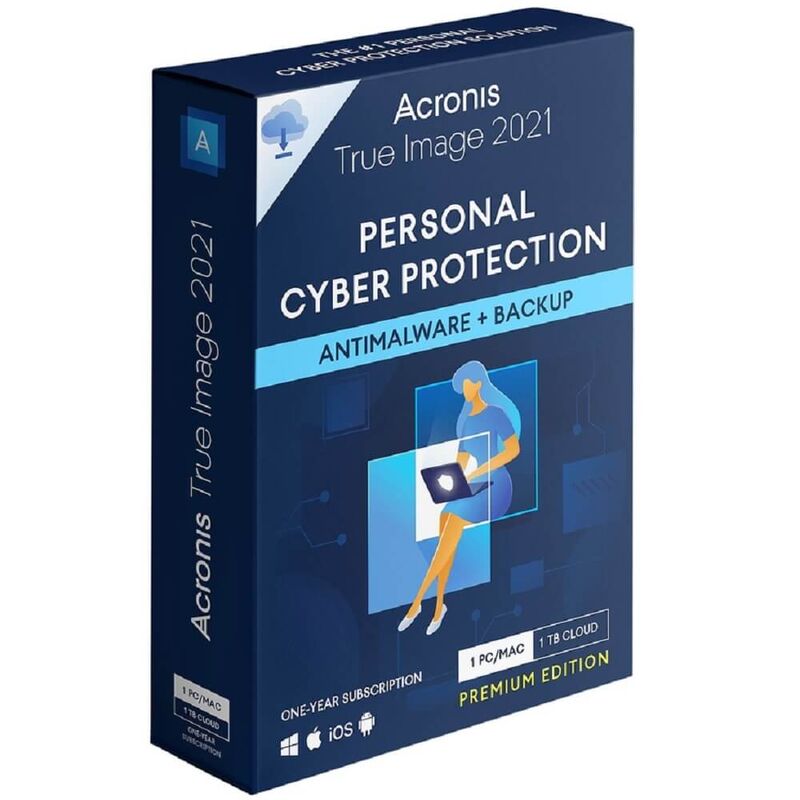 Acronis True Image 2021 Premium inclus 1 TB Cloud, Device: 1 Device, Duration: 1 Year, image 