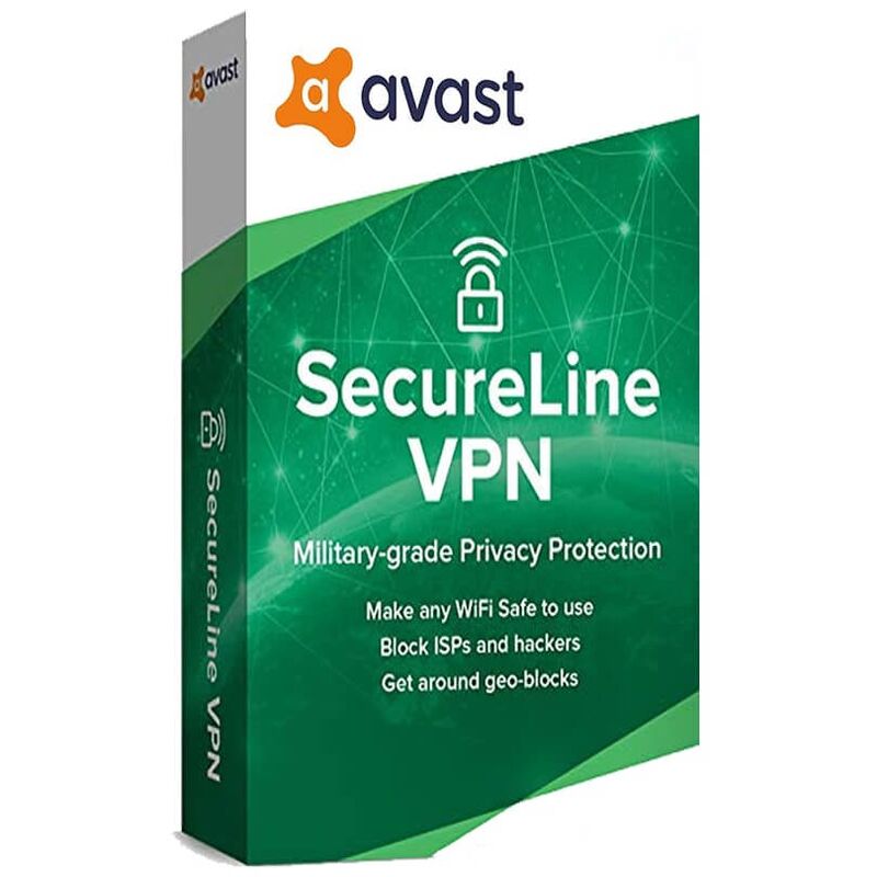 Avast SecureLine VPN 2025-2027, Runtime : 2 years, Device: 10 Devices, image 