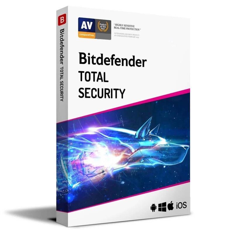 Bitdefender Total Security 2026-2027, Runtime : 1 year, Device: 1 Device, image 