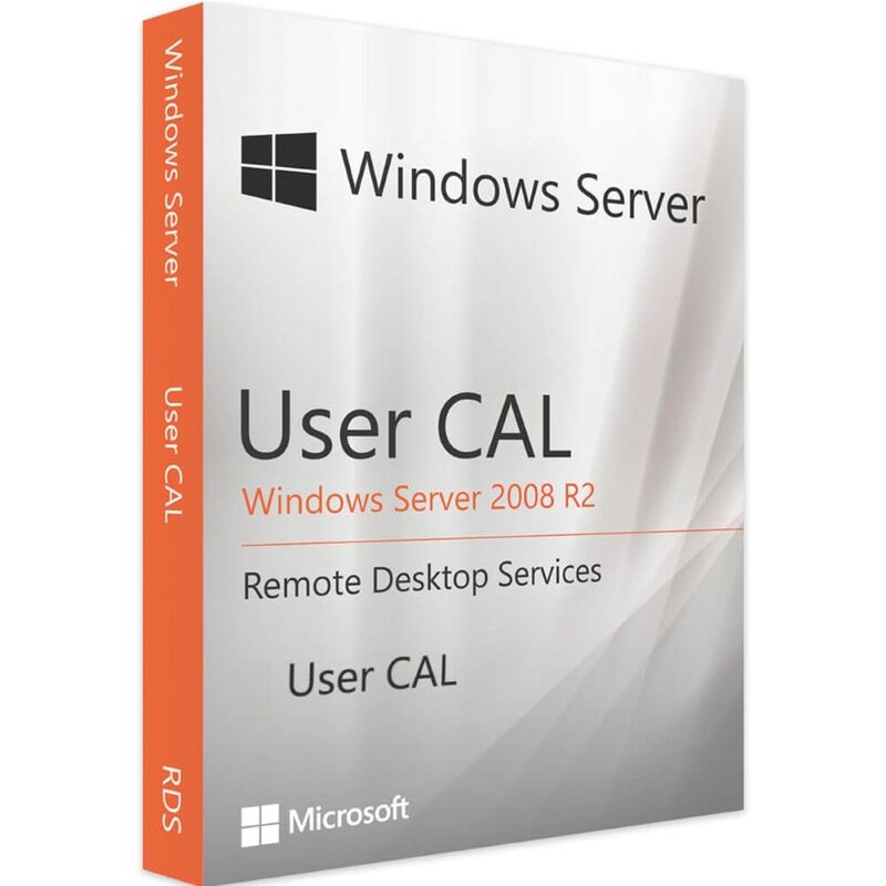 Windows Server 2008 R2 RDS - User CALs, Client Access Licenses: 1 CAL, image 