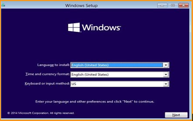 Install Windows 10