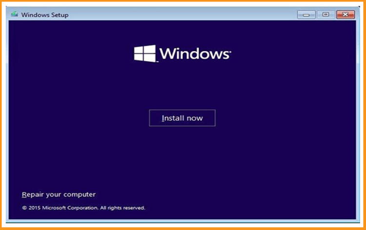 Install Windows 10