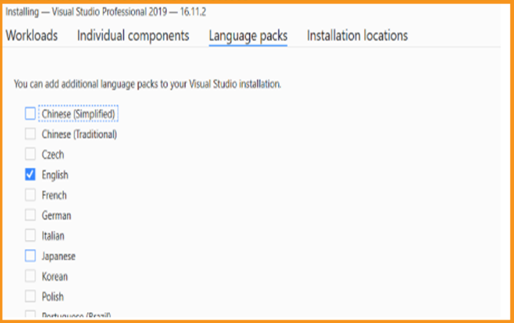 Install Visual Studio 2019