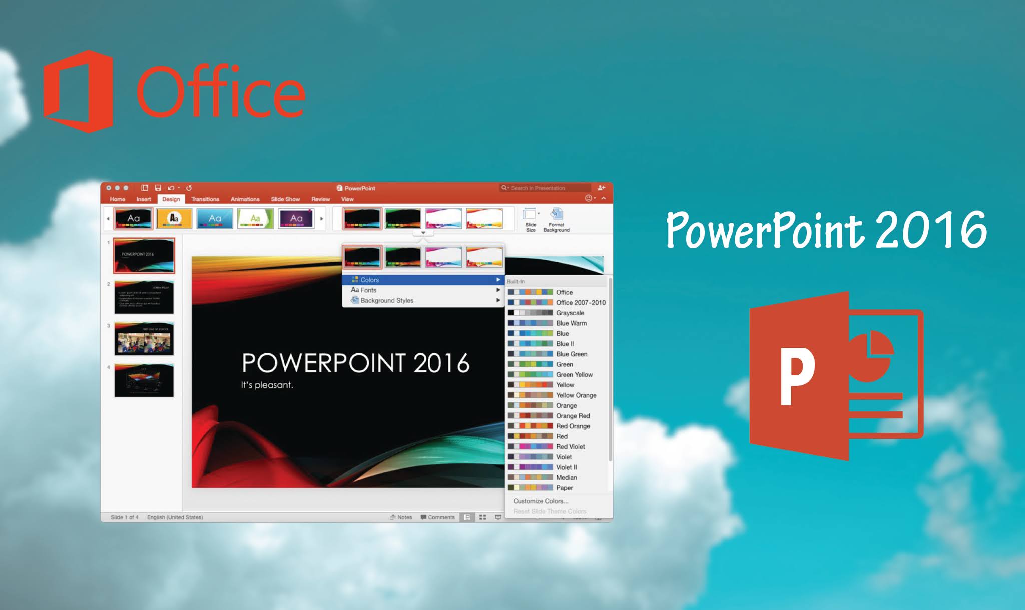 Share presentations with PowerPoint 2016