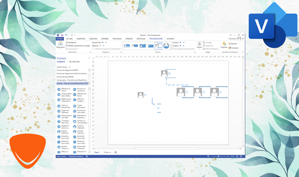 You can share safely and quickly with Visio 2021 Standard