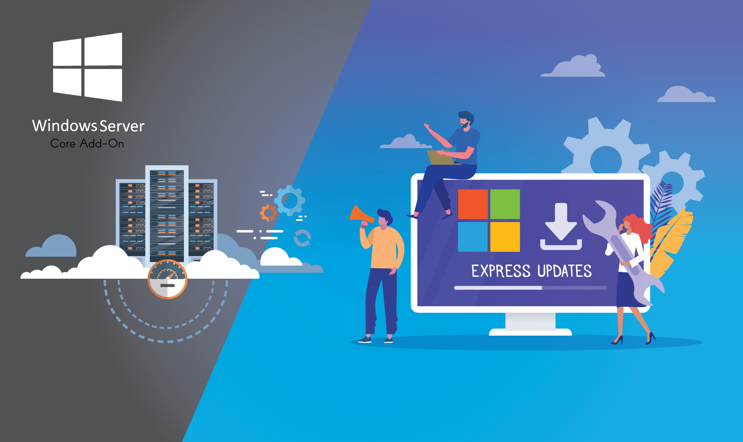 Install Windows Server 2019 Standard Core Add-On
