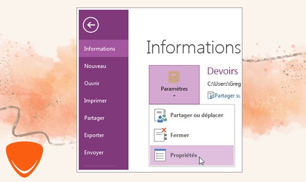Choose the ideal color with OneNote 2021
