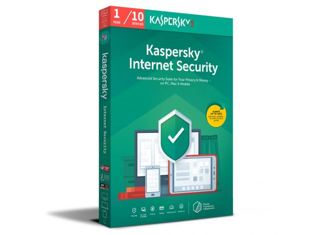 Kaspersky Internet Security 2024-2025, Runtime: 1 Year, Device: 10 Devices, image 