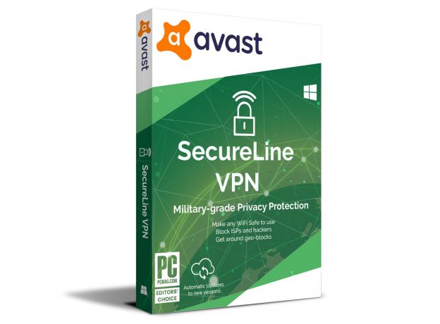 Avast SecureLine VPN 2024-2025, Runtime: 1 Year, Device: 10 Devices, image 