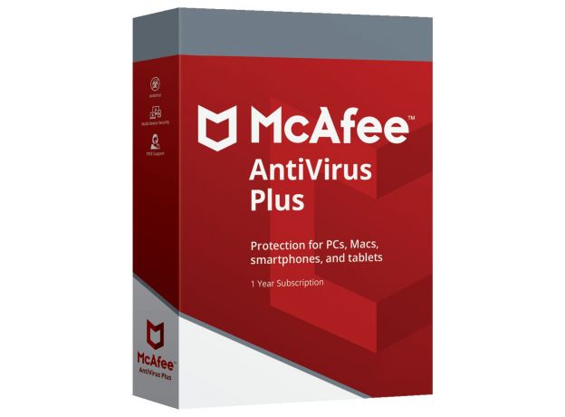 Mcafee Antivirus Plus 2024-2025, Runtime: 1 Year, Device: 1 Device, image 