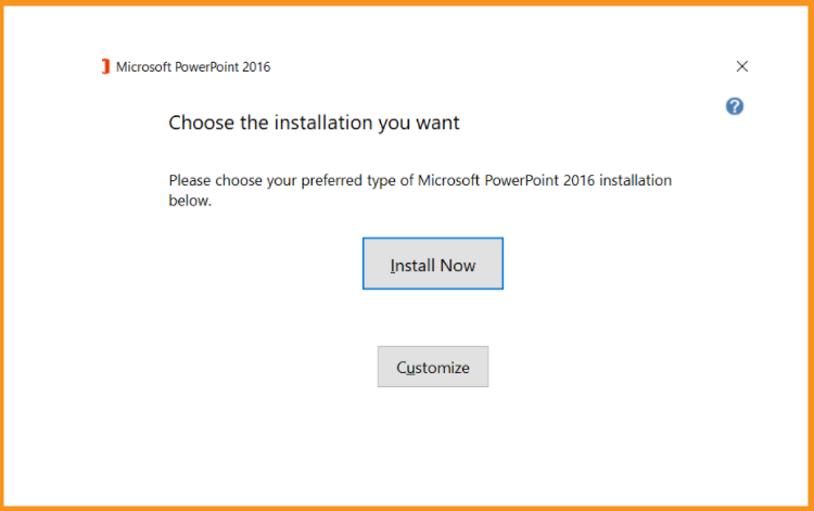 Install PowerPoint 2016