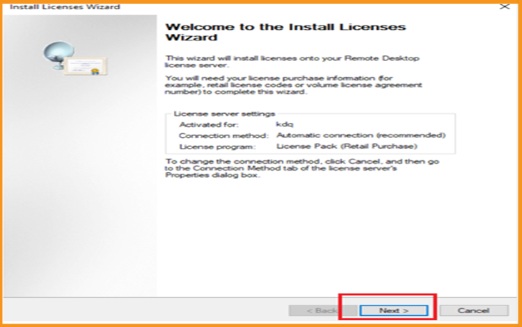 Activate RDS-CALS-2008-R2