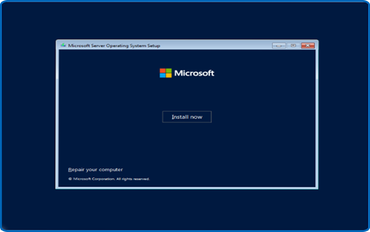 Install Windows Server 2022