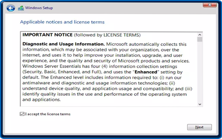 Install Windows Server 2022