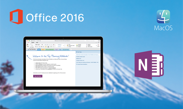 OneNote 2016 for Mac